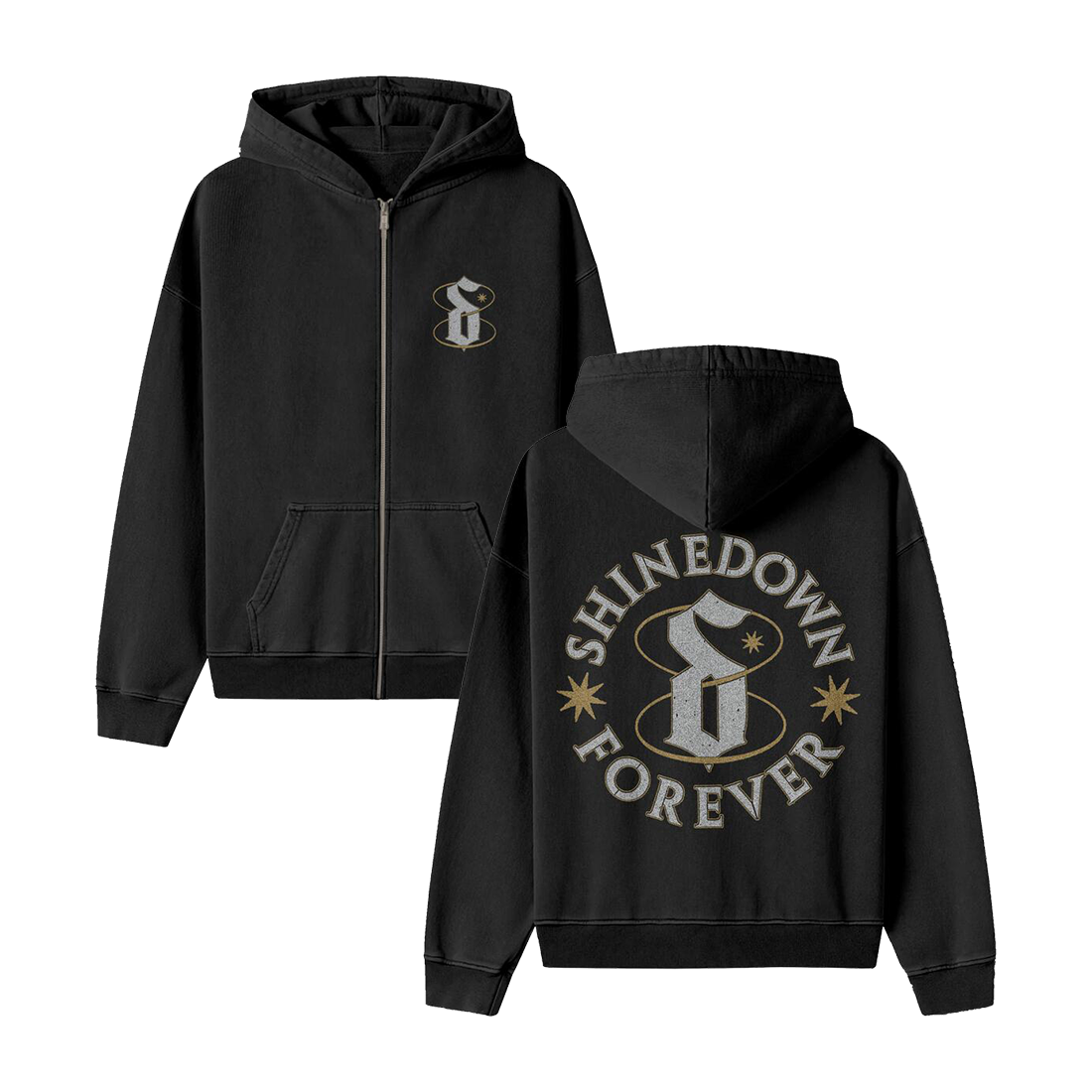 Shinedown Forever Zip Up Hoodie