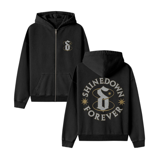 Shinedown Forever Zip Up Hoodie