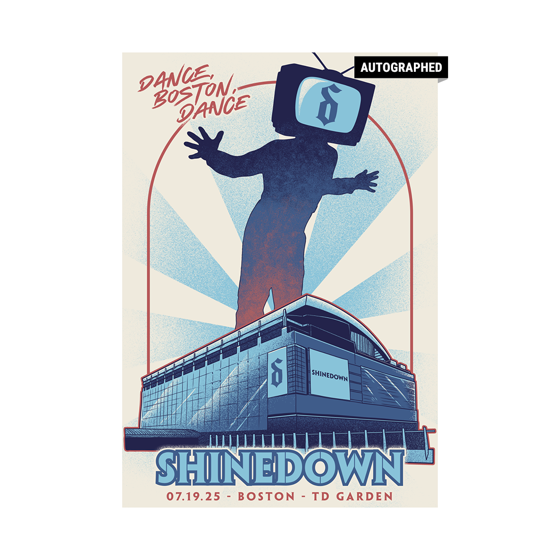 2025 Boston Autographed Poster