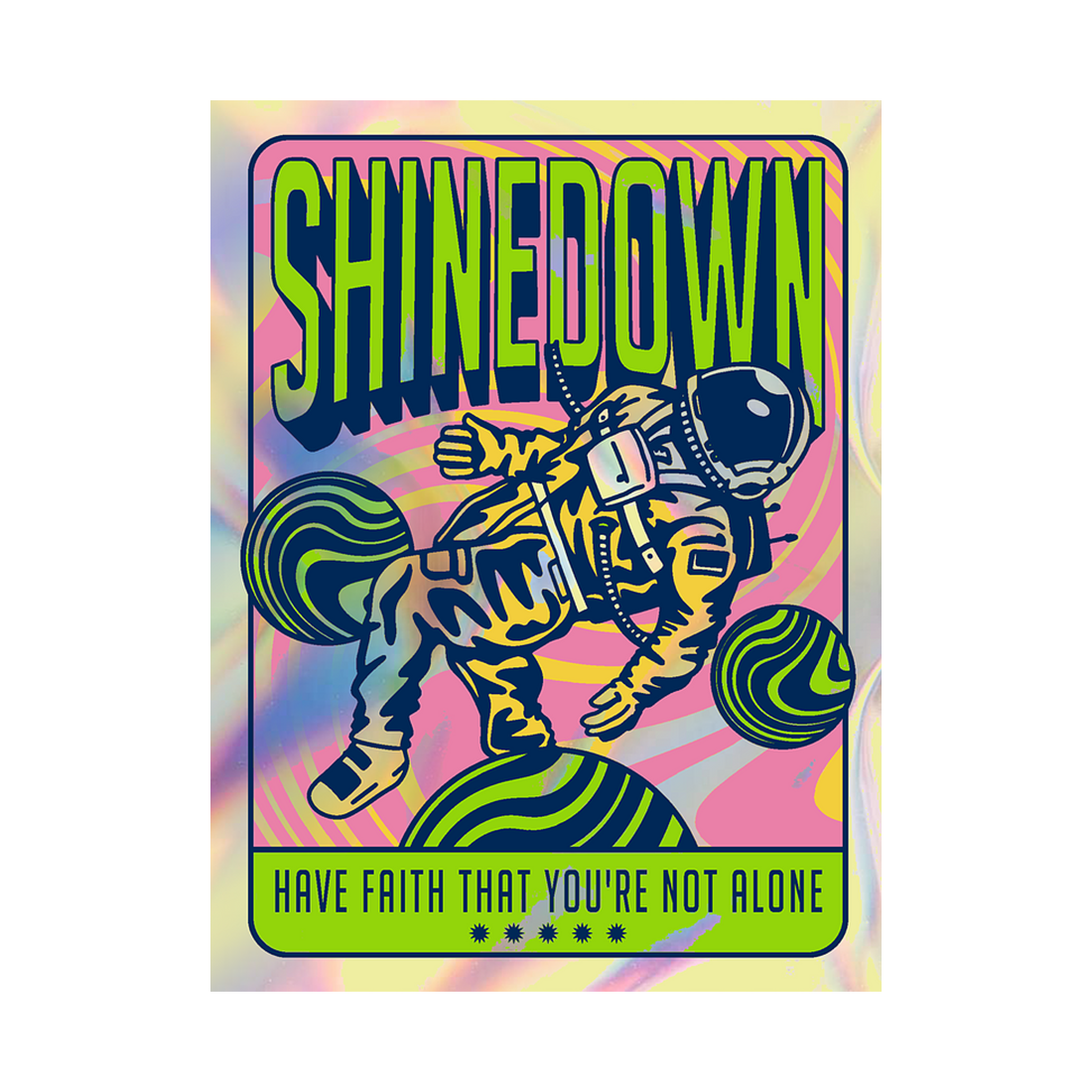 Have Faith Foil Poster