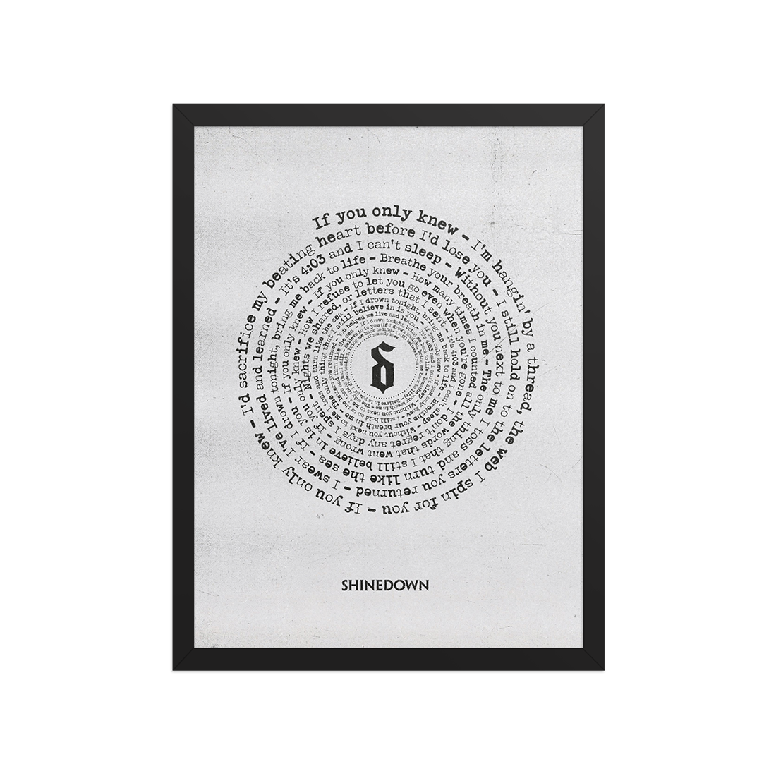 If You Only Knew Framed Poster