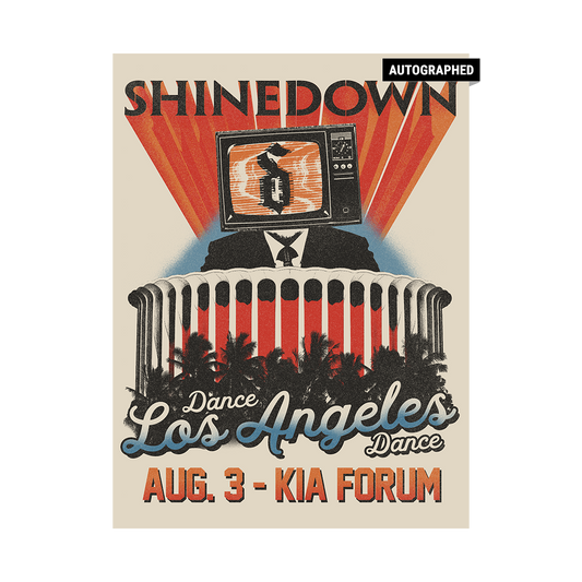 2025 Los Angeles Autographed Poster