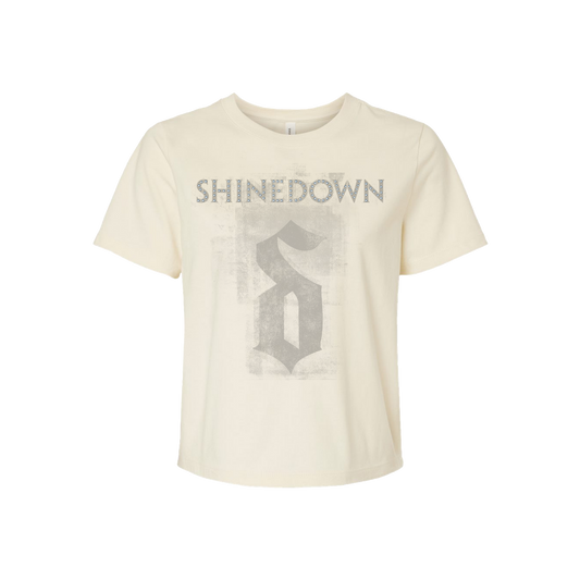 Rhinestone Logo Womens Tee