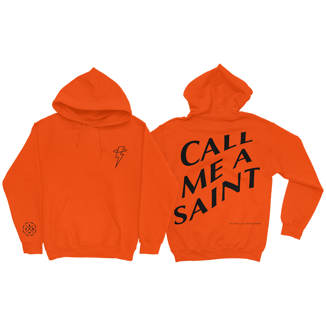 Call Me A Saint Hoodie (Orange)